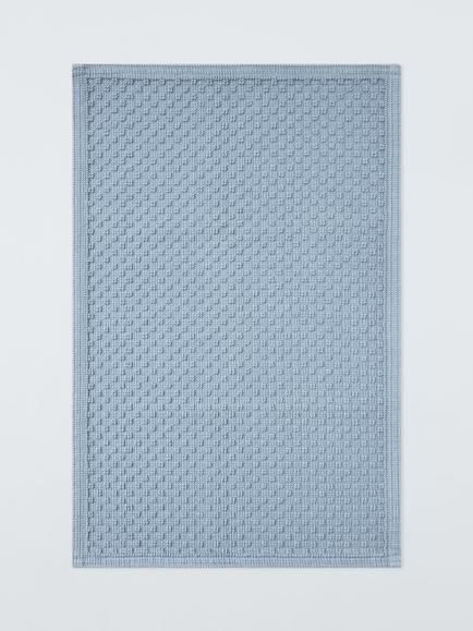 John Lewis Organic Cotton Bath Mat, Pacific