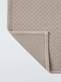John Lewis Organic Cotton Bath Mat - view 2, Pale Mole