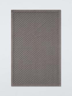 John Lewis Organic Cotton Bath Mat, Steel
