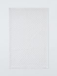 John Lewis Organic Cotton Bath Mat, White