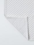 John Lewis Organic Cotton Bath Mat, White