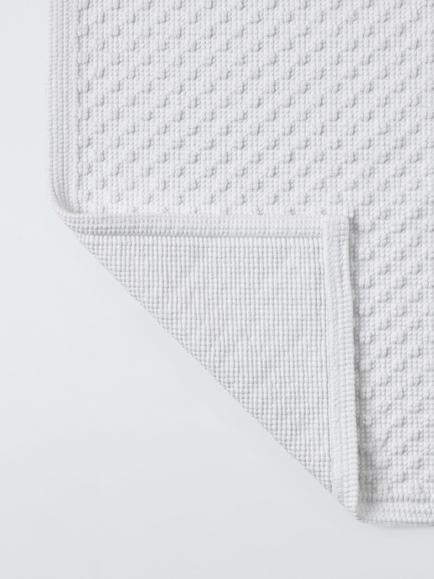 John Lewis Organic Cotton Bath Mat - view 2, White