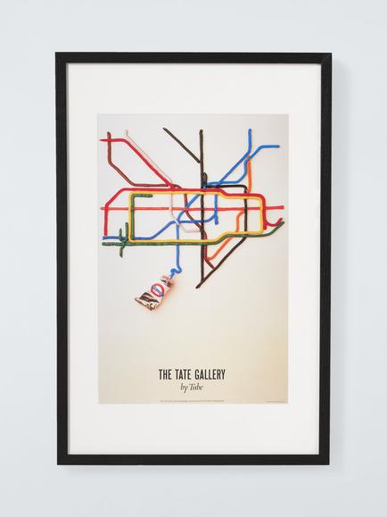 John Lewis London Transport Museum 'The Tate Gallery by Tube' Framed Poster, 60 x 40cm, Multi, Multi
