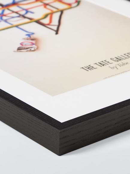 John Lewis London Transport Museum 'The Tate Gallery by Tube' Framed Poster, 60 x 40cm, Multi - view 2, Multi