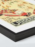 John Lewis London Transport Museum 'The Lure of the Underground' Framed Vintage Poster, 60 x 40cm, Multi