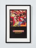 John Lewis London Transport Museum 'Always Warm & Bright' Framed Vintage Poster, 60 x 40cm, Multi