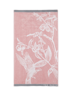 Ted Baker Botanical Birds Hand Towel, Pink