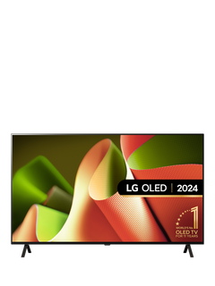 LG OLED48B46LA (2024) OLED HDR 4K Ultra HD Smart TV, 48 inch with Freeview Play/Freesat HD & Dolby Atmos, Black