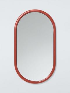 John Lewis Lozenge Wall Mirror, 72 x 40cm, Sienna