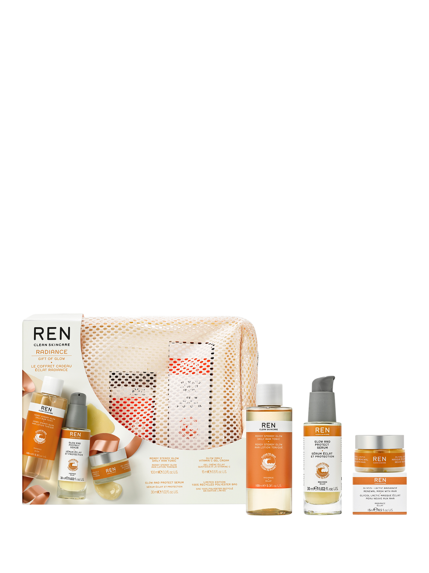 REN Clean Skincare Radiance Gift Of Glow Skincare Gift Set