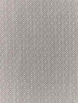 John Lewis Diamond Weave Made to Measure Curtains or Roman Blind, Grey, 