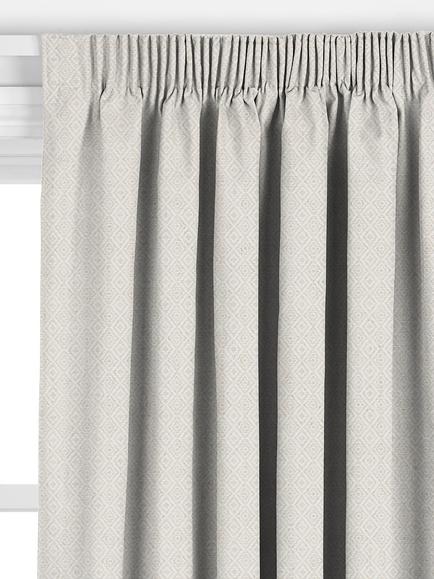 John Lewis Diamond Weave Made to Measure Curtains or Roman Blind, Marshmallow - view 2, 