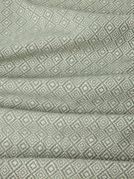 John Lewis Diamond Weave Furnishing Fabric - view 2, Myrtle Green