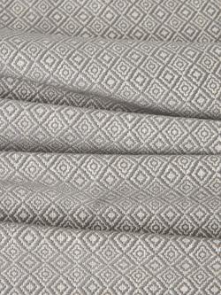 John Lewis Diamond Weave Furnishing Fabric - view 2, Grey
