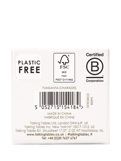 Talking Tables Fun Guy Santa Charades - view 2, Multi