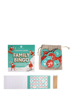 Talking Tables Fun Guy Santa Family Bingo - view 2, Multi