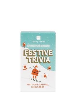 Talking Tables Fun Guy Santa Christmas Trivia Game, Multi