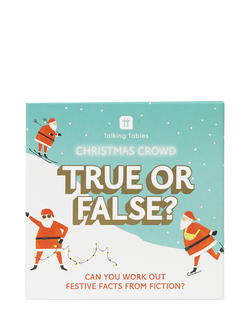 Talking Tables Fun Guy Santa Christmas True or False Game, Multi