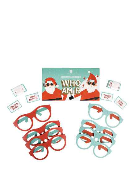 Talking Tables Christmas Who Am I Game - view 2, Multi