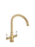 Franke Gloriana Classic Swivel J Spout 2 Lever Kitchen Tap