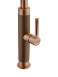 Franke Mythos Masterpiece Pull-Out Nozzle Swivel J Spout Single Lever Kitchen Mixer Tap, Copper