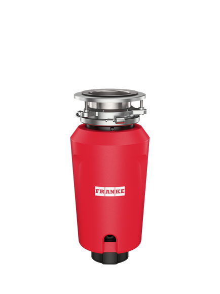 Franke Elite Slimline Continuous Feed Kitchen Sink Food Waste Disposal Unit, Red