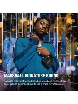 Marshall Willen II Portable Bluetooth Speaker - view 2, Black And Brass