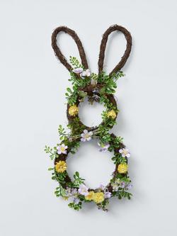 John Lewis Bunny Shaped Wreath, 
