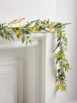 John Lewis Easter Foliage Garland, L152m - view 2, Yellow