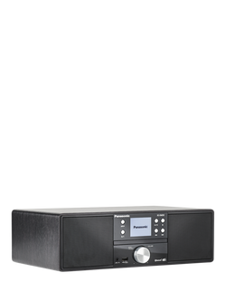Panasonic SC-DM202 DAB+/FM/CD Bluetooth Music System, Black, Black