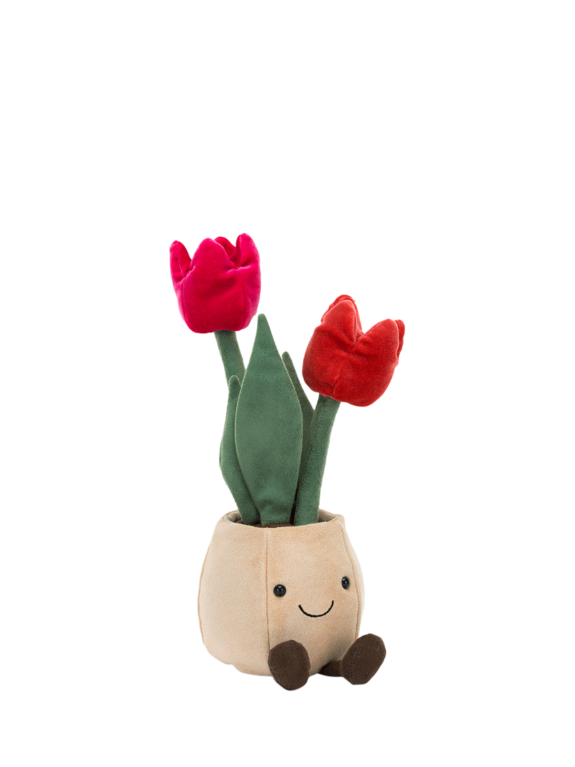 Jellycat Amuseables Tulip Pot Soft Toy