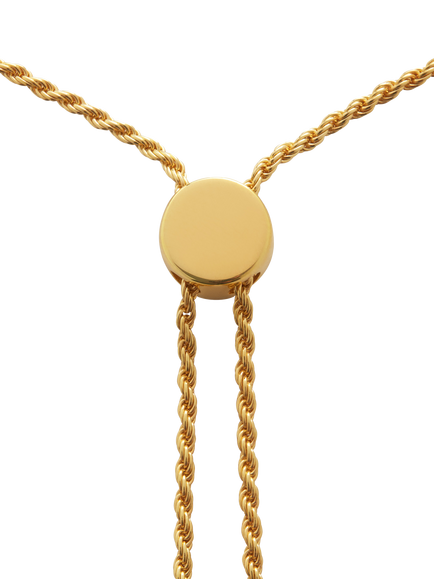 Monica Vinader Chain Link Bracelet - view 2, Gold