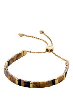 Monica Vinader Delphi Gemstone Friendship Bracelet, Gold, Gold