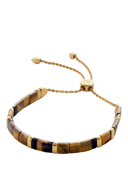 Monica Vinader Delphi Gemstone Friendship Bracelet, Gold, Gold