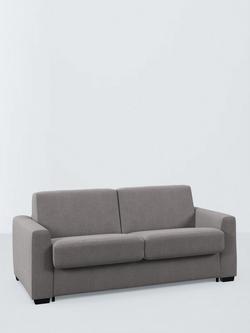 John Lewis Slumber Large 3 Seater Sofa Bed, Dark Leg, Ash