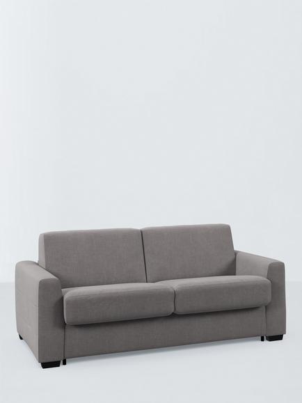 John Lewis Slumber Large 3 Seater Sofa Bed, Dark Leg, Ash