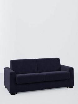 John Lewis Slumber Large 3 Seater Sofa Bed, Dark Leg, Ocean