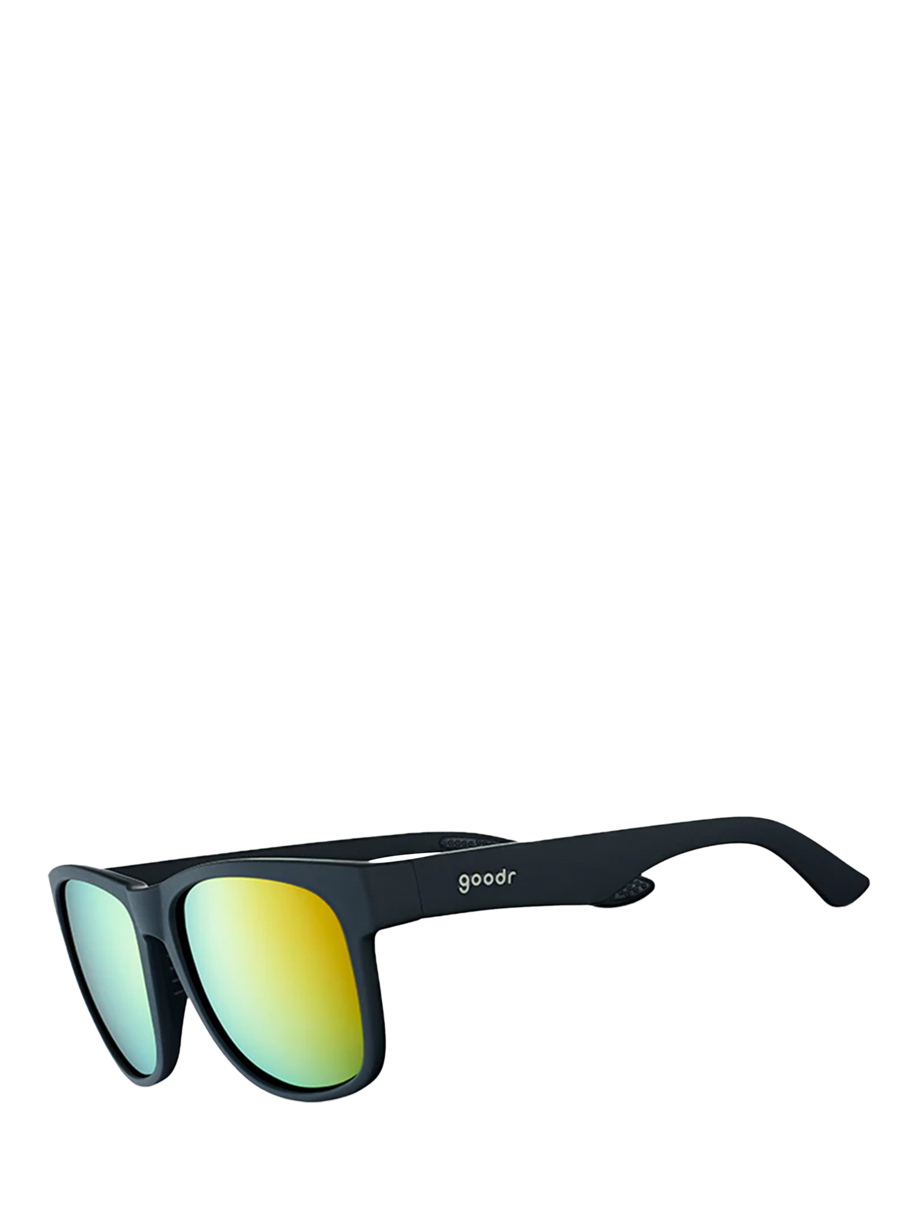 Product image 2 of 2, which shows goodr Unisex BFG Beelzebub's Bourbon Burpees Sunglasses, Black
