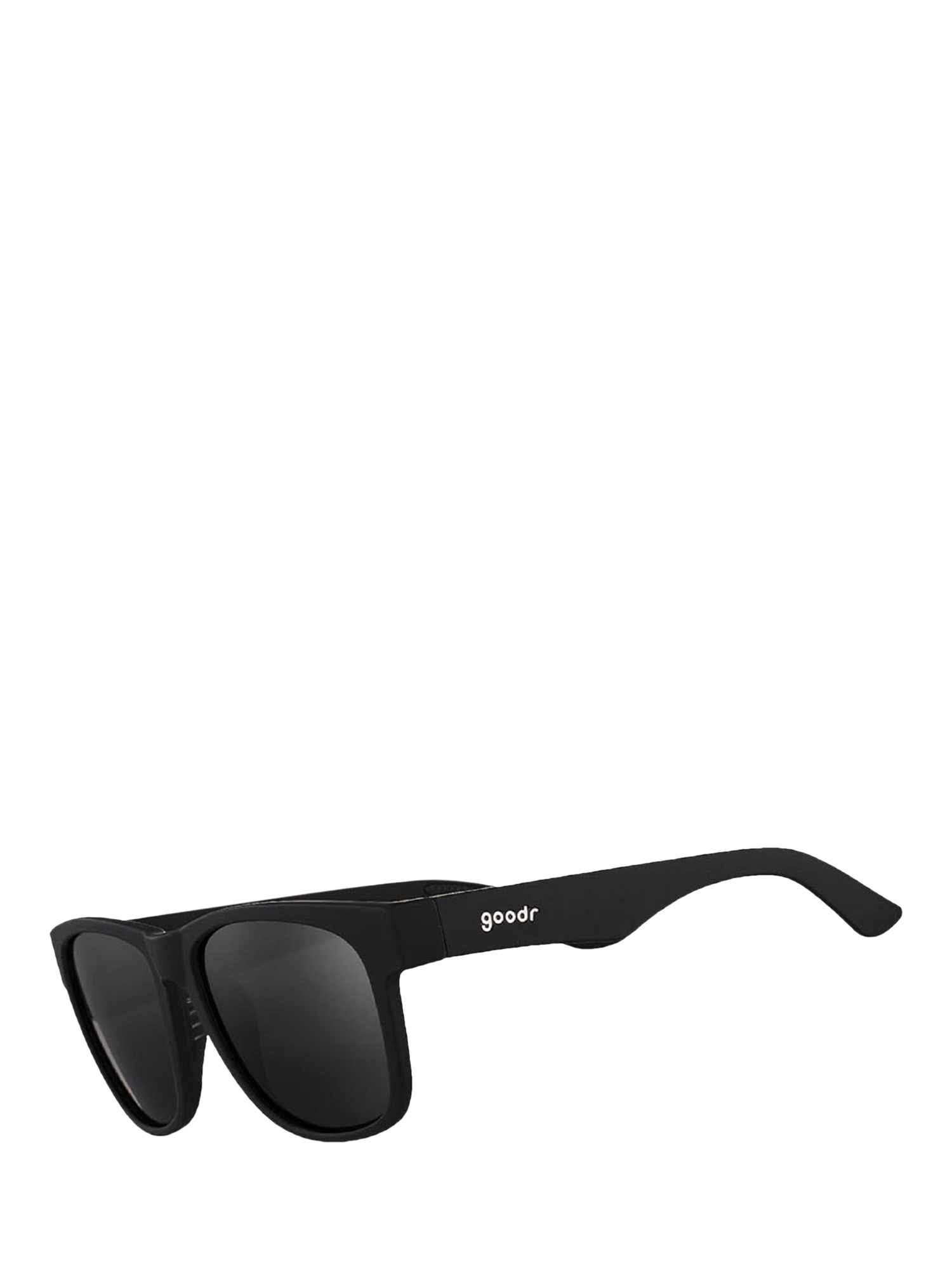 Product image 2 of 5, which shows goodr Unisex Hooked On Onyx Sunglasses, Black