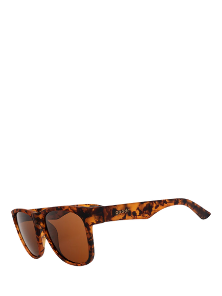 goodr Hellhound Hallucinations Square Tortoiseshell Sunglasses - view 2, Tortoiseshell
