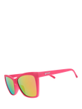 goodr Unisex BFG - Hellhound Hallucinations Cat's Eye Sunglasses, Pink