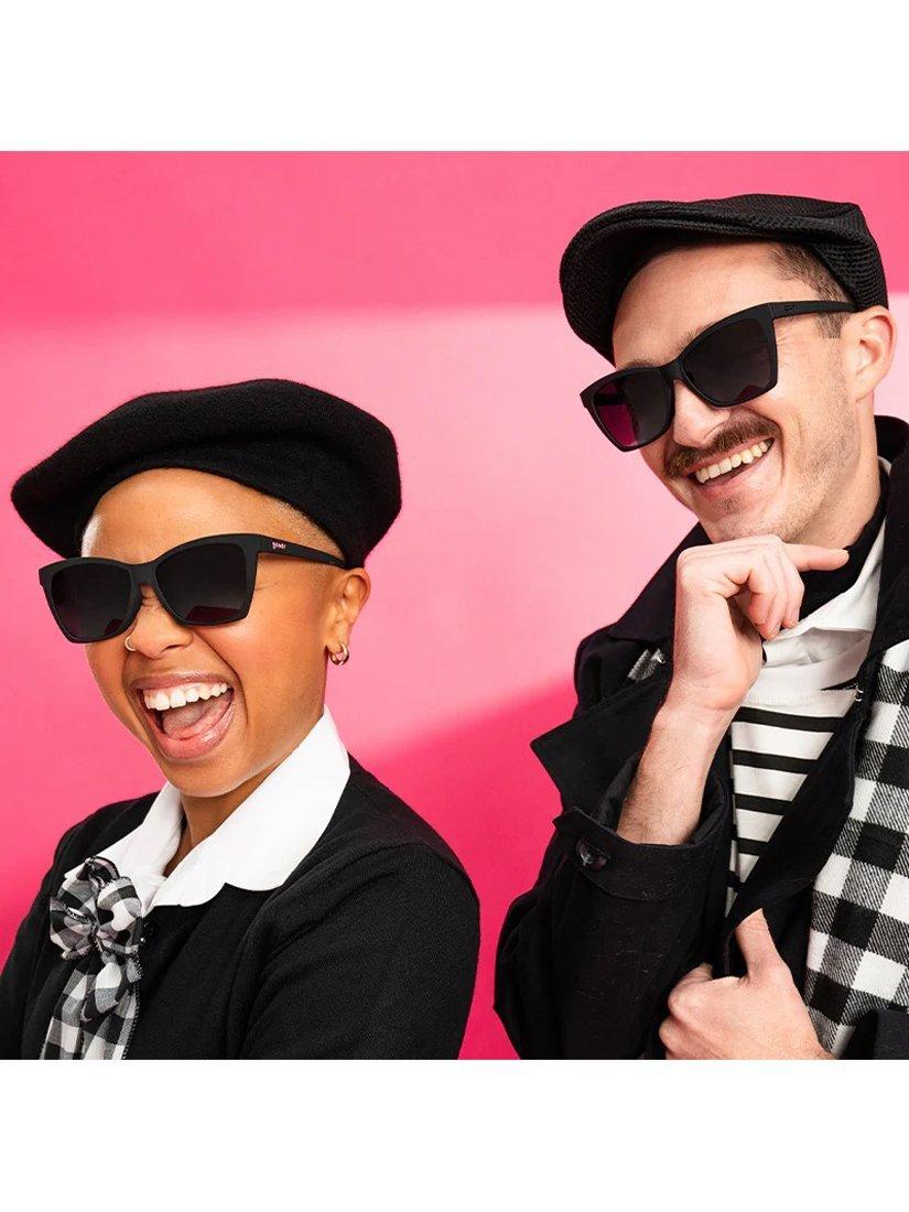 Product image 3 of 5, which shows goodr Unisex Pop G - Approaching Cult Status Cat's Eye Sunglasses, Black