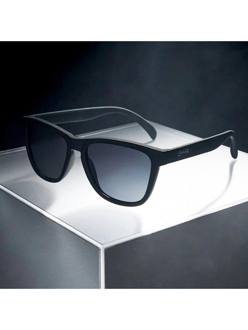 Product image 1 of 4, which shows goodr Unisex OG A Unicorns Calamity Sunglasses, Black
