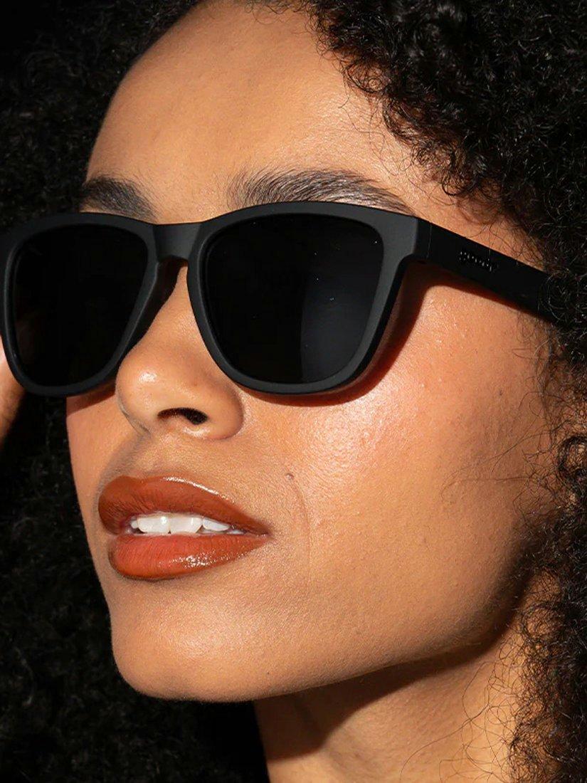 Product image 3 of 4, which shows goodr Unisex OG A Unicorns Calamity Sunglasses, Black