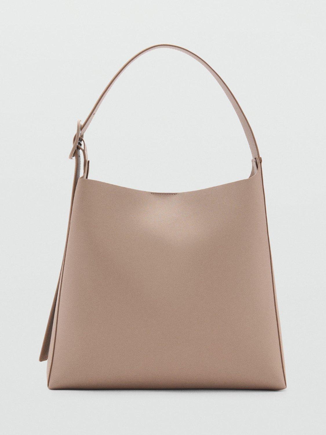 Mango Winnie Shopper Bag, Beige
