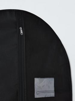 John Lewis Long Dress/Coat Cover, Black - view 2, Black