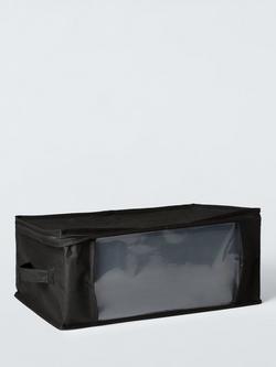 John Lewis Deep Sweater Bag, Black, Black