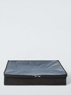 John Lewis Under Bed Storage Bag, Black - view 2, Black