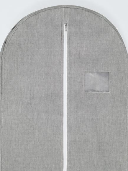 John Lewis Extra Long Dress/Coat Cover, Grey - view 2, Mid Grey