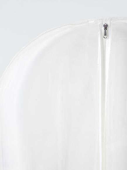 John Lewis Long Dress/Coat Cover, Set of 2, Translucent - view 2, Translucent